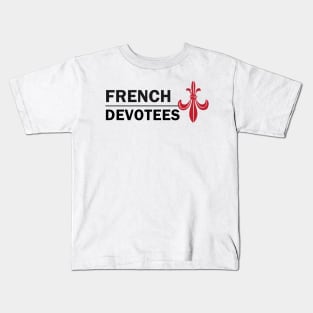 French Devotees Black Kids T-Shirt